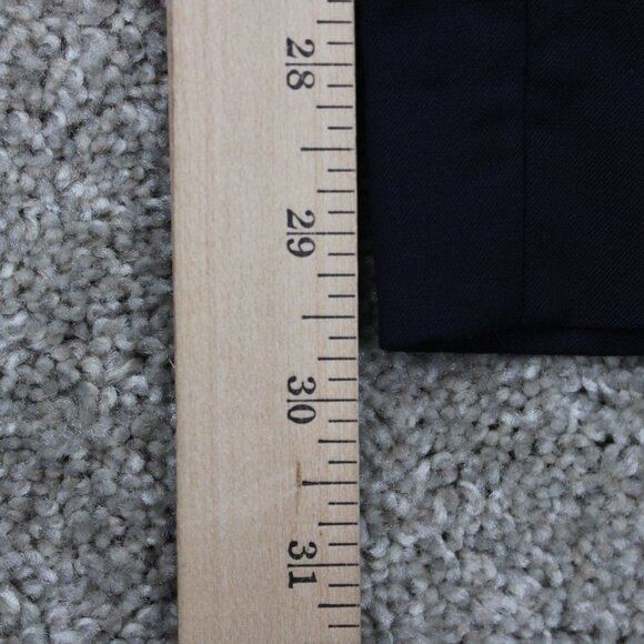 Banana Republic Dress Pants Mens 40x30 Blue Marzotto Super 120s Wool Slim Fit - Picture 4 of 14